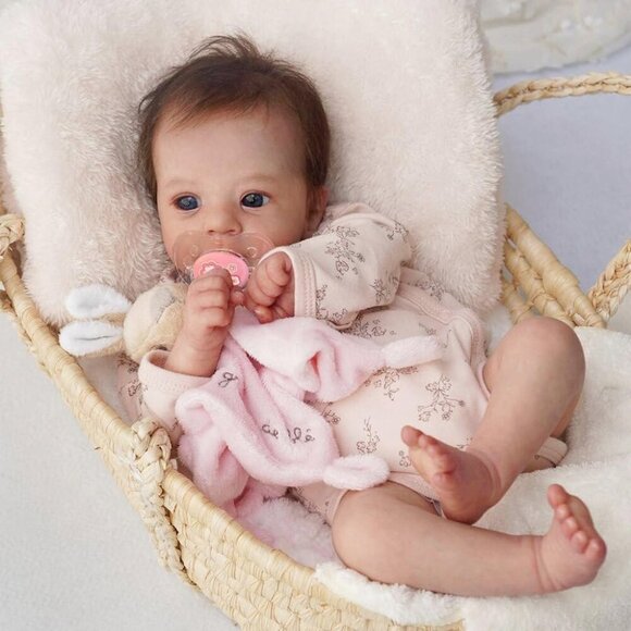 🆕 19 inch  Soft Cloth Body Realistic Reborn Baby Boy Doll - Picture 4 of 8